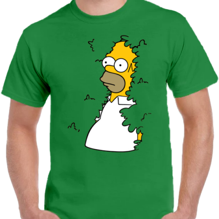 CAMISETA HOMERs ARBUSTO