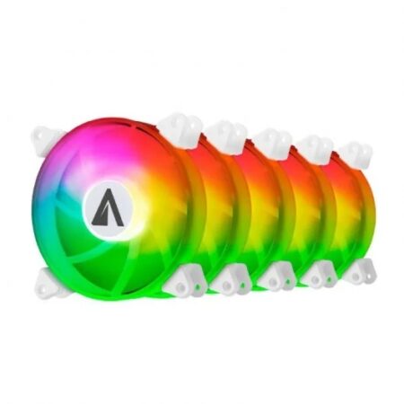 Abysm Arclight Pack 5 Ventiladores 120mm ARGB Blanco