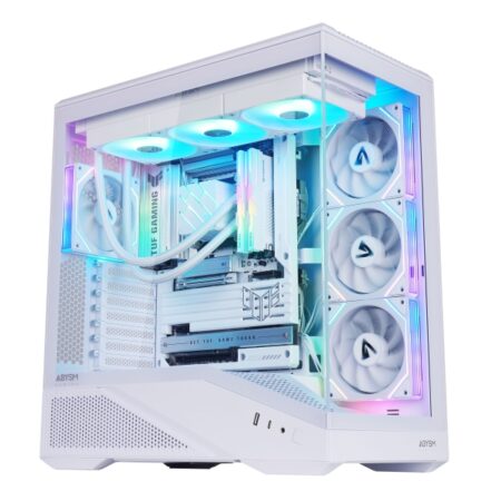 Abysm Arian Frame A400 Caja PC Gamer ARGB Blanca