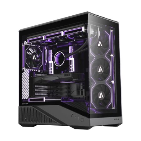 Abysm Arian Frame A400 Caja PC Gamer ARGB Negra