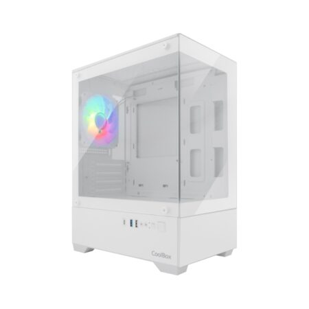 Coolbox GM200 Vision Lite Caja PC Gamer ARGB Blanca