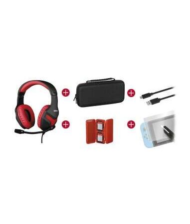 Konix Mythics Pack Auriculares y Accesorios para Nintendo Switch