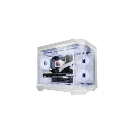 Mars Gaming MC-3TCOREM Minitorre Triple Cristal Blanca