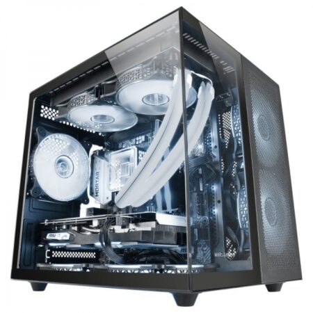 Mars Gaming MC-NOVAM Minitorre Doble Cristal USB-C