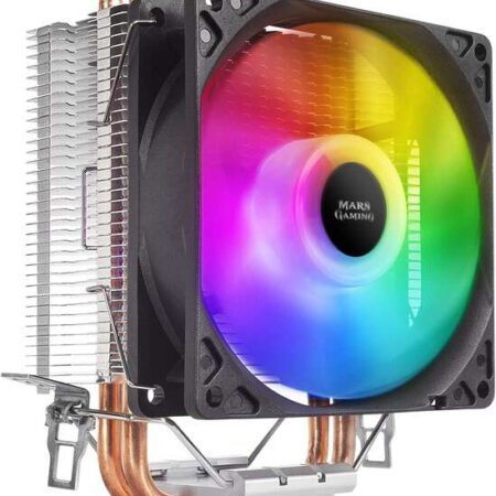 Mars Gaming MCPUARGB Disipador CPU 90mm con 2 Heatpipes
