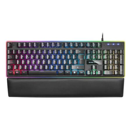 Mars Gaming MK320 Teclado Híbrido RGB con Reposamuñecas
