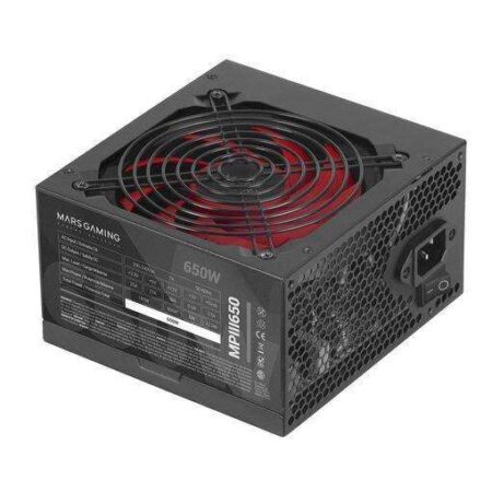 Mars Gaming MPIII650 Fuente de Alimentación 650W ATX