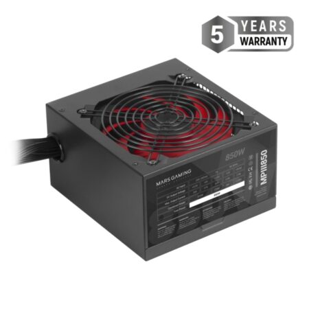 Mars Gaming MPIII850 Fuente de Alimentación 850W Negro