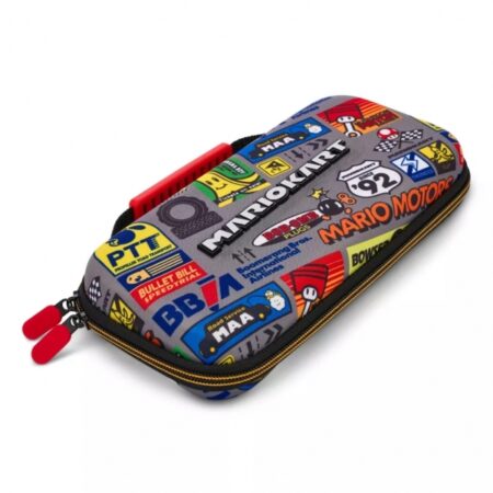 PowerA Estuche Nintendo Switch Mario Kart Gris