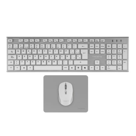 Tacens Zenith Combo Inalámbrico Teclado y Ratón Blanco ES