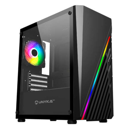 Unykach Mini Glayze Caja Micro-ATX Compacta ARGB