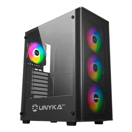 Unykach MIR 100 Caja Gaming de Entrada con ARGB